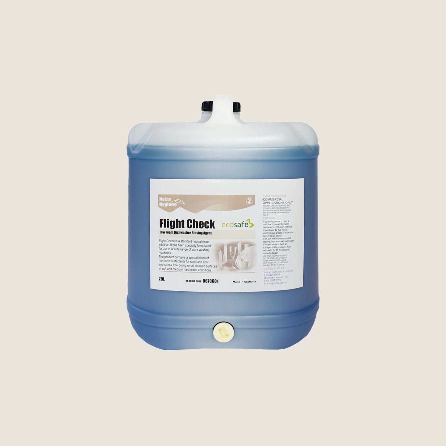 Flight Check Rinse Aid and Drying Agent