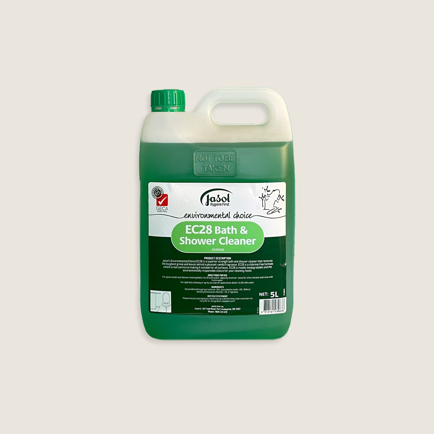 Jasol EC28 Bath & Shower Cleaner 5 Litres