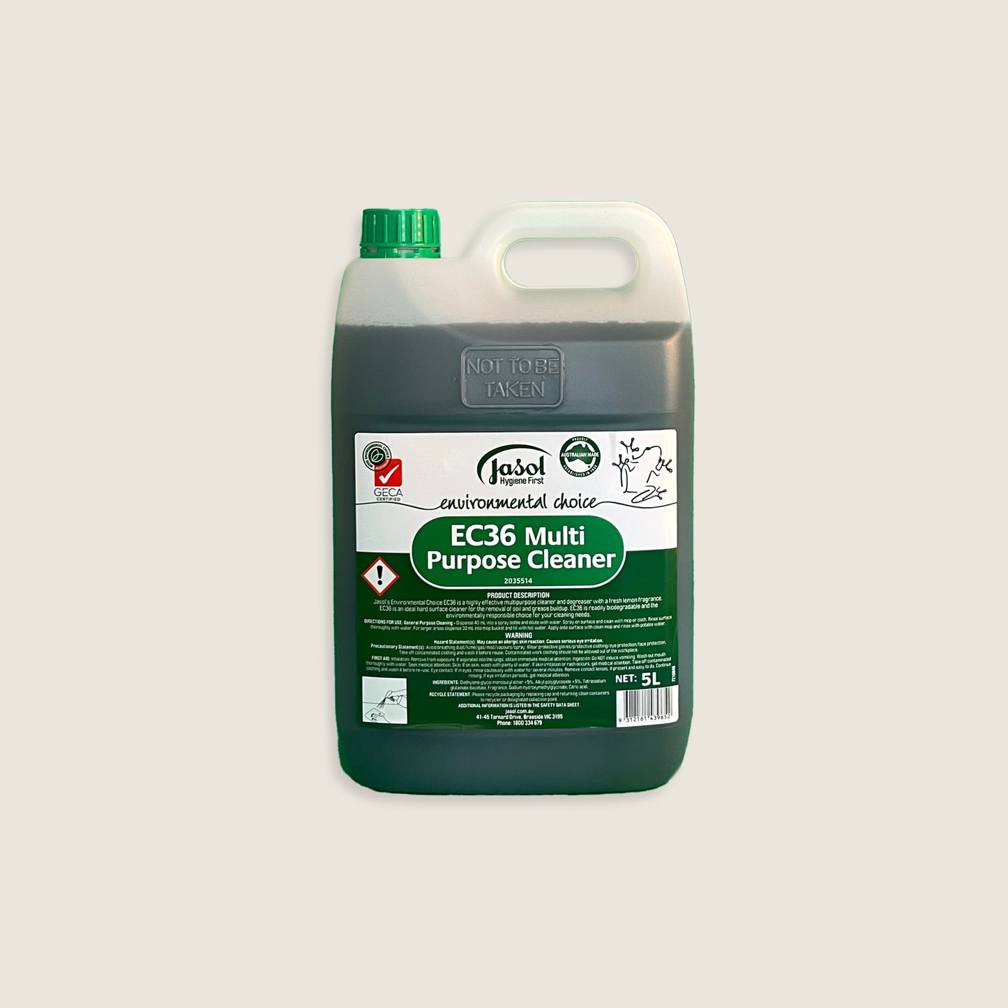 Jasol EC36 Multi Purpose Cleaner 5 Litres