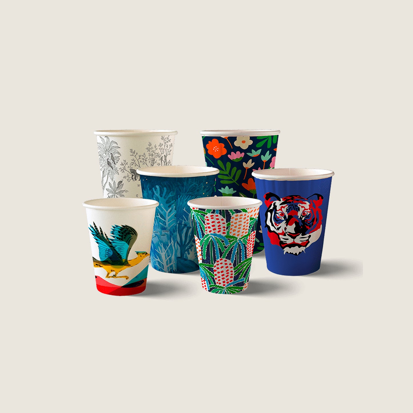 Art Series Double Wall Coffee Cups