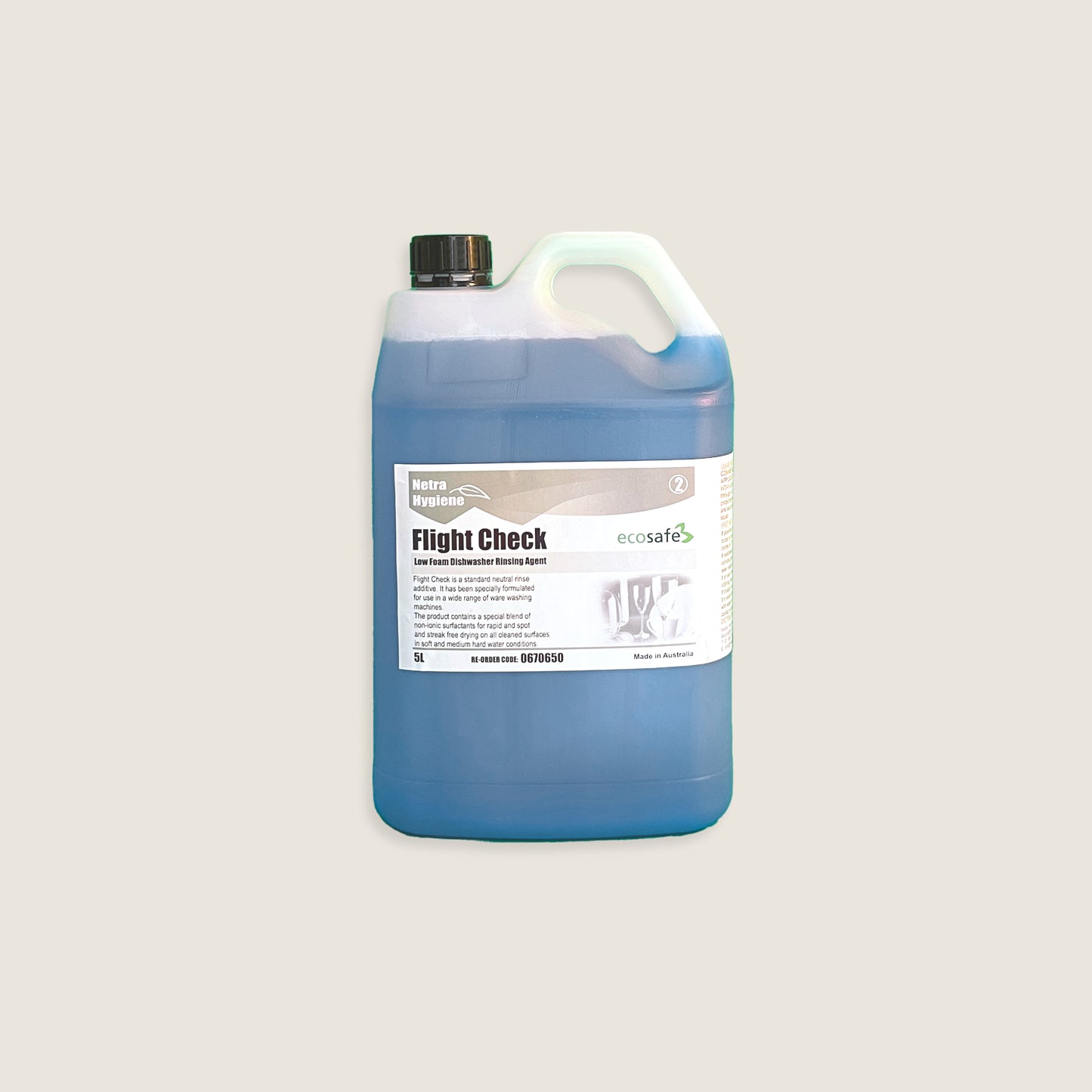 Flight Check Rinse Aid and Drying Agent