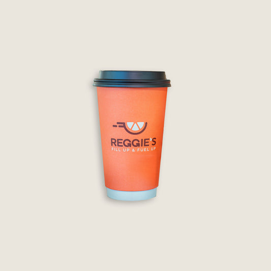 Reggie's Coffee Cup and Lids