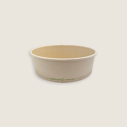 PLA Coated Bamboo Paper Salad Bowls