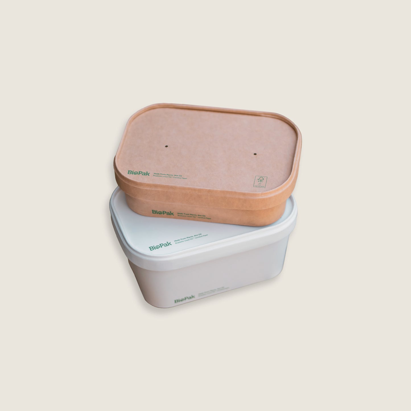 BioBoard Rectangle Takeaway Containers